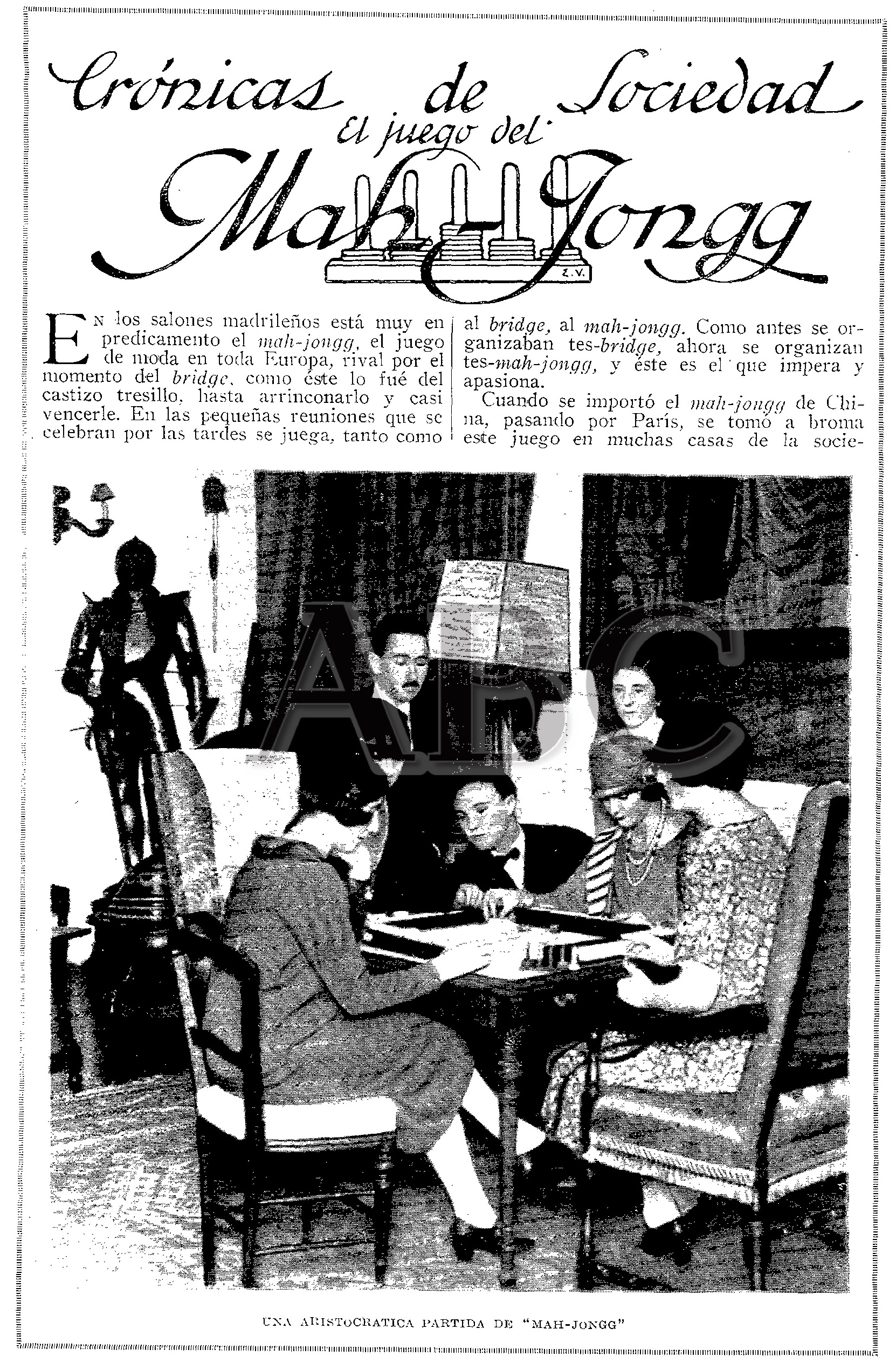 Crónica del ABC de Febrero de 1925